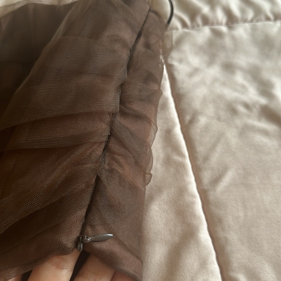 NWOT ZARA TULLE CORSET CROP TOP - Picture 7 of 7